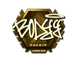 Sticker | bodyy (Gold) | London 2018 Sticker | bodyy (Gold) | London 2018