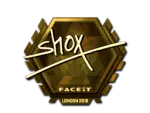 Sticker | shox (Gold) | London 2018