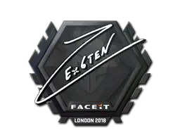 Sticker | Ex6TenZ | London 2018 Sticker | Ex6TenZ | London 2018
