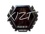 Sticker | Xizt (Foil) | London 2018