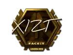 Sticker | Xizt (Gold) | London 2018