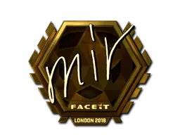 Sticker | mir (Gold) | London 2018 Sticker | mir (Gold) | London 2018