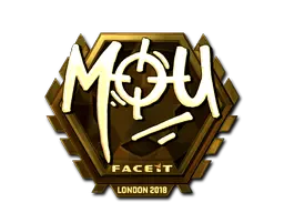 Sticker | mou (Gold) | London 2018 Sticker | mou (Gold) | London 2018