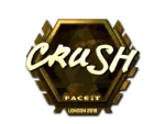 Sticker | crush (Gold) | London 2018