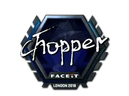 Sticker | chopper (Foil) | London 2018 Sticker | chopper (Foil) | London 2018