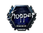 Sticker | chopper (Foil) | London 2018