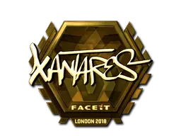 Sticker | XANTARES (Gold) | London 2018 Sticker | XANTARES (Gold) | London 2018