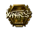 Sticker | XANTARES (Gold) | London 2018