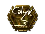 Sticker | Calyx (Gold) | London 2018