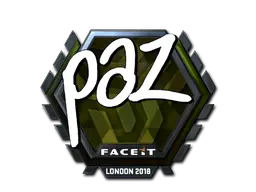 Sticker | paz (Foil) | London 2018 Sticker | paz (Foil) | London 2018