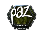 Sticker | paz (Foil) | London 2018