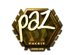 Sticker | paz (Gold) | London 2018