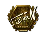 Sticker | tiziaN (Gold) | London 2018