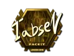 Sticker | tabseN (Gold) | London 2018