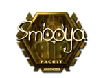 Sticker | smooya (Gold) | London 2018
