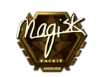 Sticker | Magisk (Gold) | London 2018