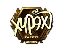Sticker | Xyp9x (Gold) | London 2018 Sticker | Xyp9x (Gold) | London 2018