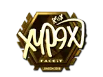 Sticker | Xyp9x (Gold) | London 2018