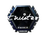 Sticker | Twistzz (Foil) | London 2018