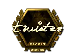 Sticker | Twistzz (Gold) | London 2018 Sticker | Twistzz (Gold) | London 2018