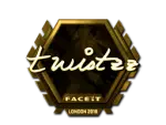 Sticker | Twistzz (Gold) | London 2018