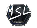 Sticker | MSL | London 2018