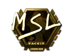 Sticker | MSL (Gold) | London 2018