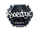 Sticker | Kjaerbye | London 2018