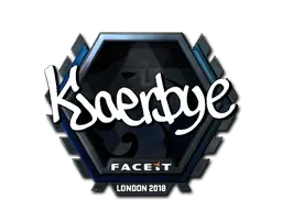 Sticker | Kjaerbye (Foil) | London 2018 Sticker | Kjaerbye (Foil) | London 2018