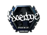 Sticker | Kjaerbye (Foil) | London 2018