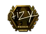 Sticker | aizy (Gold) | London 2018