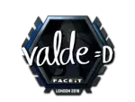 Sticker | v4lde (Foil) | London 2018