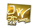 Sticker | JW (Gold) | Cologne 2015