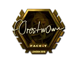 Sticker | f0rest (Gold) | London 2018 Sticker | f0rest (Gold) | London 2018