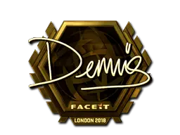 Sticker | dennis (Gold) | London 2018 Sticker | dennis (Gold) | London 2018