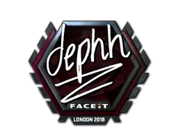 Sticker | dephh (Foil) | London 2018