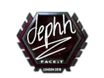 Sticker | dephh (Foil) | London 2018