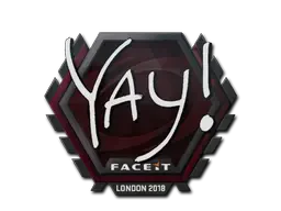 Sticker | yay | London 2018 Sticker | yay | London 2018