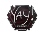 Sticker | yay | London 2018