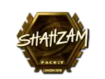 Sticker | ShahZaM (Gold) | London 2018