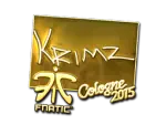 Sticker | KRIMZ (Gold) | Cologne 2015