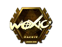 Sticker | woxic (Gold) | London 2018 Sticker | woxic (Gold) | London 2018
