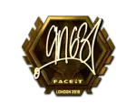 Sticker | ANGE1 (Gold) | London 2018