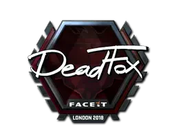 Sticker | DeadFox (Foil) | London 2018 Sticker | DeadFox (Foil) | London 2018