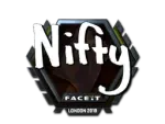 Sticker | Nifty (Foil) | London 2018