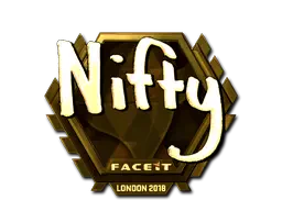 Sticker | Nifty (Gold) | London 2018 Sticker | Nifty (Gold) | London 2018