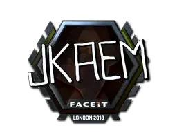 Sticker | jkaem (Foil) | London 2018 Sticker | jkaem (Foil) | London 2018