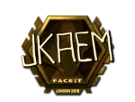 Sticker | jkaem (Gold) | London 2018