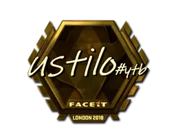 Sticker | USTILO (Gold) | London 2018 Sticker | USTILO (Gold) | London 2018