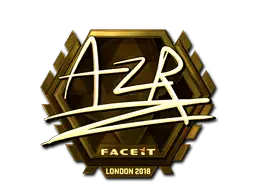 Sticker | AZR (Gold) | London 2018 Sticker | AZR (Gold) | London 2018